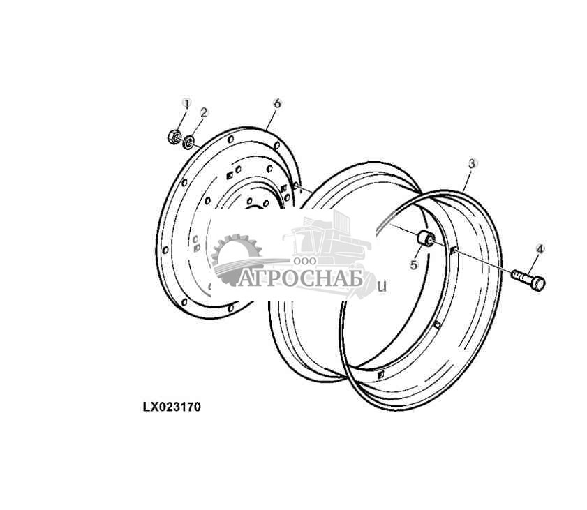 ЗАДНИЕ КОЛЕСА, РЕГУЛИРУЕМЫЕ (ДИАМЕТР ОКРУЖНОСТИ БОЛТА 275 MM) 